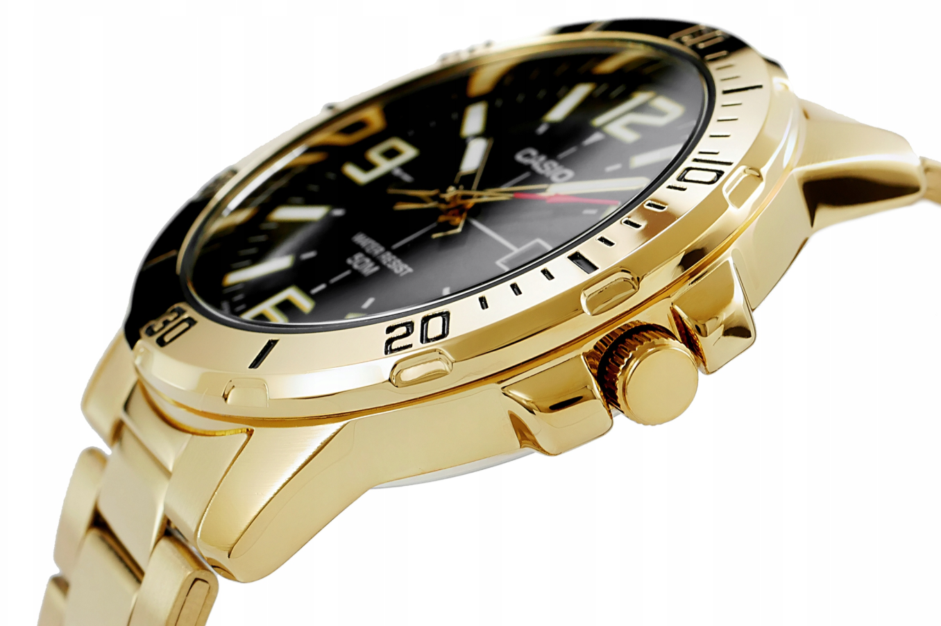 Casio DIVER Herrenuhr – Gold-Edelstahl (Ø 45 mm)